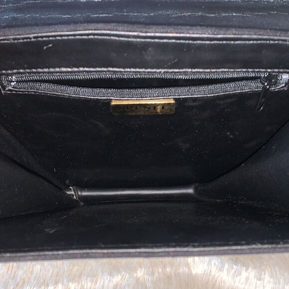 Vintage J.Renee 80s black suede purse - Picture 9 of 16